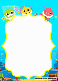 Sort free printables by theme, show, or song. Free Baby Shark Baby Shower Invitation Templates Update Download Hundreds Free Printable Birthday Invitation Templates