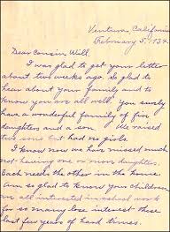 Nettie McCarter McCoy Letter