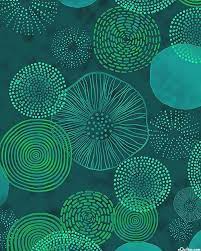 Find vectors of floral pattern. Meridian Bubble Garden Malachite Green Digital Print Pattern Art Digital Print Fabric Printing On Fabric