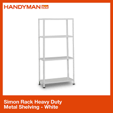 Powder coated heavy duty metal rack , various color warehouse shelves racks. Simonrack Heavy Duty Metal Shelving White Lazada Ph