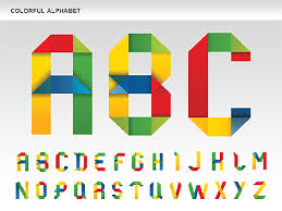 Colorful Alphabet Shapes Presentation Template For Google