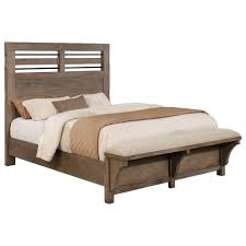 For a sumptuous bedroom, choose the. Avalon Furniture Round Rock 507 12222 2 Contemporary King Panel Bed With Upholstered Footboard Bench Furniture Fair North Carolina Panel Beds