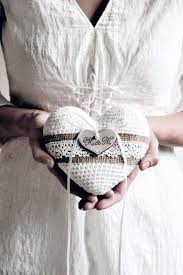 Wedding Ring Pillow Holder Ring Pillow Bearer Personalized Wedding Ceremony Keepsake Decor Rustic Wedding Ring Pillow Crochet Heart Pillow Ring Pillow Wedding Rustic Wedding Rings Ring Pillow Wedding Rustic