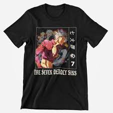 ⦿ the seven deadly sins vintage anime shirt / famous anime vintage t shirt. The Seven Deadly Sins Tshirt Anime Clothing Etsy