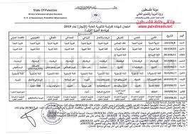 تم اعتماد جدول امتحانات الثانوية العامة لعام 2021 , وذلك على مستوى امتحانات الثانوية العامة , حيث تم الاستقرار بشكل نهائي على جدول كما يشمل جدول الامتحانات الثانوية العامة والذي قد تم نشره على موقع وزار التربية والتعليم مواعيد امتحانات المواد سواء بتحديد اليوم المراد. Ø¬Ø¯ÙˆÙ„ Ø§Ù…ØªØ­Ø§Ù†Ø§Øª ØªÙˆØ¬ÙŠÙ‡ÙŠ 2019 ÙÙ„Ø³Ø·ÙŠÙ† Ø¬Ø¯ÙˆÙ„ Ø§Ù…ØªØ­Ø§Ù†Ø§Øª Ø§Ù„Ø§Ù†Ø¬Ø§Ø² 2019 ÙÙ„Ø³Ø·ÙŠÙ† Ù…Ù„ØªÙ‚Ù‰ Ø·Ù„Ø¨Ø© ÙÙ„Ø³Ø·ÙŠÙ†