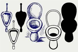 Toilets And Urinals Svg Urinals Toiletries File Image