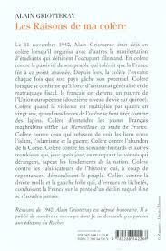 Entre la colère et la dépression, d'autres voies sont pourtant possibles. Les Raisons De Ma Colere Alain Griotteray Rocher Grand Format Librairies Autrement