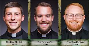 Three to be ordained to the priesthood