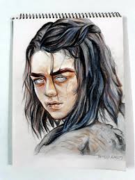 A Drawing of Ned Stark I had done in 2018🐺⚒️⚔️