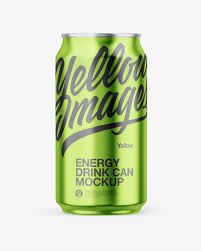 Download Glossy Metallic Can Mockup In Can Mockups On Yellow Images Object Mockups PSD Mockup Templates