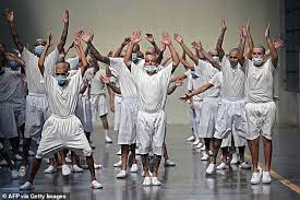 Welcome to Hell: Inside El Salvador mega prison where 12,000 gang members  are held… and plead for more food and medicine for the terminally ill dying  around them | Daily Mail Online