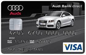 Finden sie hier einen audi partner in ihrer nähe und vereinbaren sie direkt einen. Visa Card Mit Audi Motiven Magazin