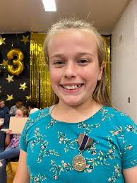 Our #10,Braylee, was recognized today at school with the citizenship award.  Braylee is always kind and leads by example.