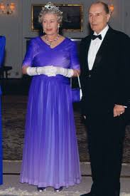 Institut françois mitterrand, paris (paris, france). 14 June 1992 With President Francois Mitterrand Of France Aboard Hmy Britannia During Her Official State Vi Queen Elizabeth Elizabeth Ii Her Majesty The Queen