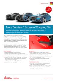 avery dennison supreme wrapping film