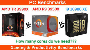 Cpu cores are located on two dies. Amd Tr 3990x Vs Ryzen 9 3950x Vs I9 10980 Xe Youtube