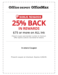 Https Www Officedepot Com Fm Files Od Promo 2019 Week 4 333383 0419 Ink New Pdf Cm Sp Od Rewards Technology 25pctrewardsallink Rewards Wk 04 19 Exclusive Savings Desktop Main 6 2 0