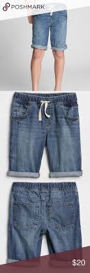 Nwt Gap Xxl Pull On Jean Shorts Retail 29 95 Size Chart In