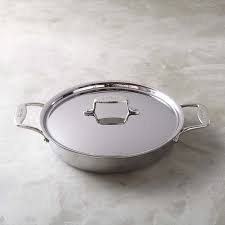 All Clad D5 Stainless Steel Nonstick All In One Saute Pan 4 Qt Williams Sonoma