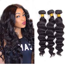 Human hair weaves have the unique ability to transform your entire appearance in a way that's natural looking, affordable and fun. Amazon Com Loose Wave Bundles Human Hair Brazilian Virgin Hair Loose Deep Wave Bundles Human Hair Bundles Weave Hair Human Bundles Natural Black Color 10 12 14 Beauty