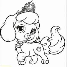 Ausmalbild Einfach New Malvorlage Hund Einfach Prinzessin