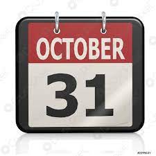 31 octobre, calendrier Halloween - Stock photo 2299631 | Crushpixel