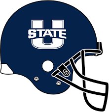 In our shop you can find football helmets football is a sport where the risk of injury is very high. Utah State Aggies Helmet Logo 2012 Utah State Aggies Aggies Aggie Football