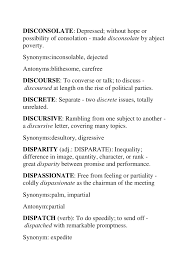 Impossible to console, cannot be comforted, disconsolate adj. Top 100 Voca