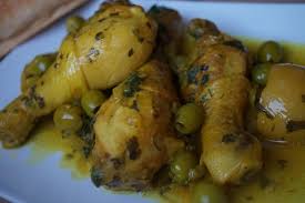 Poulet Aux Olives A La Marocaine Couzina Fr Cuisine Du Monde
