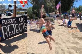 If the die bounces on the table and goes through the cups of beer, the players on the opposite side a required to catch the die one handed. Ucsb Defeats Cal Poly In First Dye Is Life Beer Die Tournament Mustang News