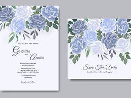 Beautiful Floral Frame Wedding Invitation Card Template Premium Wedding Invitation Cards Wedding Invitation Card Template Wedding Frames