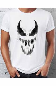 A substance that is poisonous. Venom Logo White T Shirt