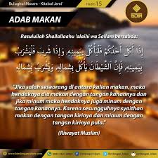 Adab Makan Islam Agama Minuman