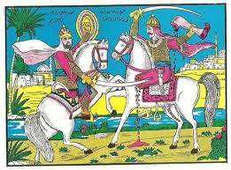 الإمام علي رضي الله عنه يقطع رجل عمرو بن ود هذه صور كانت تعلق على جدران الغرف وفي المساجد ويتم التزيين بها دون شبهة مذهبية Historique Dessin Costume Mariage