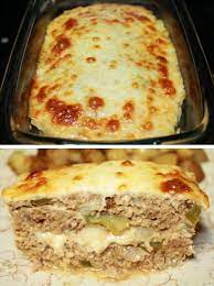 Philly Cheese Meatloaf Cheese Stuffed Meatloaf Recipes Food