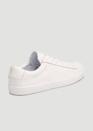 Tennis Sneaker for Tall Men in White 15 / White