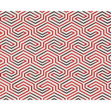 Baie d'along existe dans 3 autres coloris. Papier Peint Papier Peint Motifs Graphiques Papier Peint Rouge