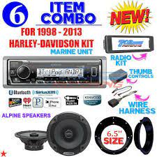 On a siriusxm subscription, you would even get your favorite. For 98 13 Harley Kenwood Marine Kmr M325bt Radio Alpine Speaker Touring Install Ebay