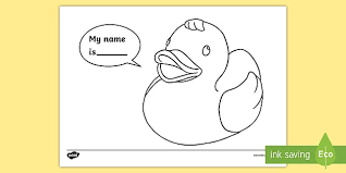 Because the center of fear decreases, the body works more calmly so that blood flow and pressure are maintained. Design A Rubber Duck Colouring Page Teacher Made