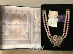 Heidi Daus Disney Beauty And The Beast Enchanted Beauty Rose Necklace Nib Rare