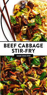 Sesame Beef And Cabbage Stir Fry Gimme Some Oven Recipe Health Dinner Recipes Beef Dinner Healthy Beef
