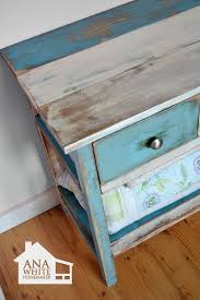 How To Paint Furniture Reclaimed Wood Patchwork Multi Color Ana White Homemaker Love This Site So Many Painted Furniture Furniture Diy Paint Furniture