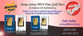 1 Oz Gold Bar Pamp Suisse 999 9 With Assay Certificate New Launch Product Https Www Goldprice Com Sg 197 1 Gold Price Gold Bar Silver Bullion