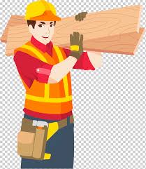 Todas y cada una de las personas que han trabajado arduamente para dar una buena. Dia Del Trabajo Dia Del Trabajo Un Trabajador Cargando Una Tabla De Madera Naranja Tabla De Madera Personaje De Ficcion Png Klipartz