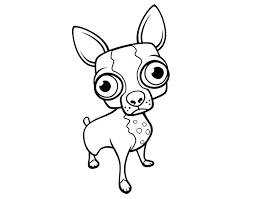 Dibujo De Chihuahua Para Colorear Dibujos De Animales Chihuahua Dibujos Bonitos