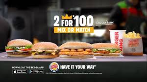 Double whopper (without a bun, ketchup, onions) burger king vegetarian option: The 2 For R100 Deal Just Got Better Burger King South Africa