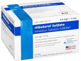 Some patients may need only 1 inhalation every 4 hours. Albuterol Sulfate Inhalation Solution 0 083 Nephron Pharmaceuticals