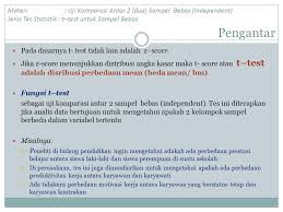 T Test Http Alhada Fisip11 Web Unair Ac Id Oleh Septi Ariadi Ppt Download