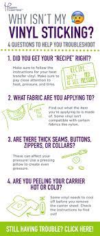 Is Your Htv Peeling Or Not Sticking There Can Be A Lot Of Reasons For Your Heat Transfer Vinyl To Not Stick Cricut Iron On Vinyl Cricut Vinyl Cricut Tutorials