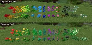 Blue orchid, peony, rose bush, etc.) Botania Improved Flowers Resource Packs Minecraft Curseforge